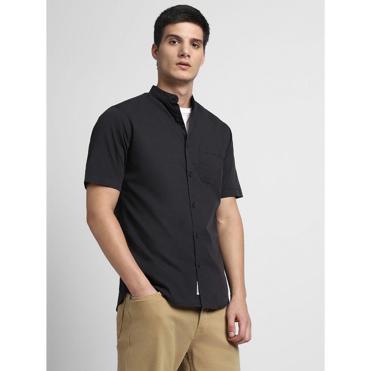 Dennis Lingo X Styli  Solid Slim Fit Casual Shirt-men-clothing-shirts-image-3