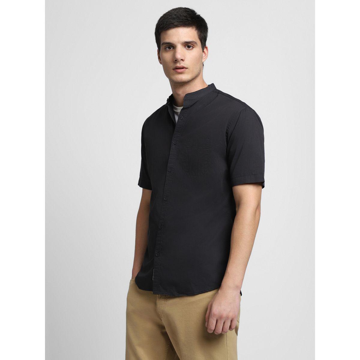 Dennis Lingo X Styli  Solid Slim Fit Casual Shirt-men-clothing-shirts-image-4