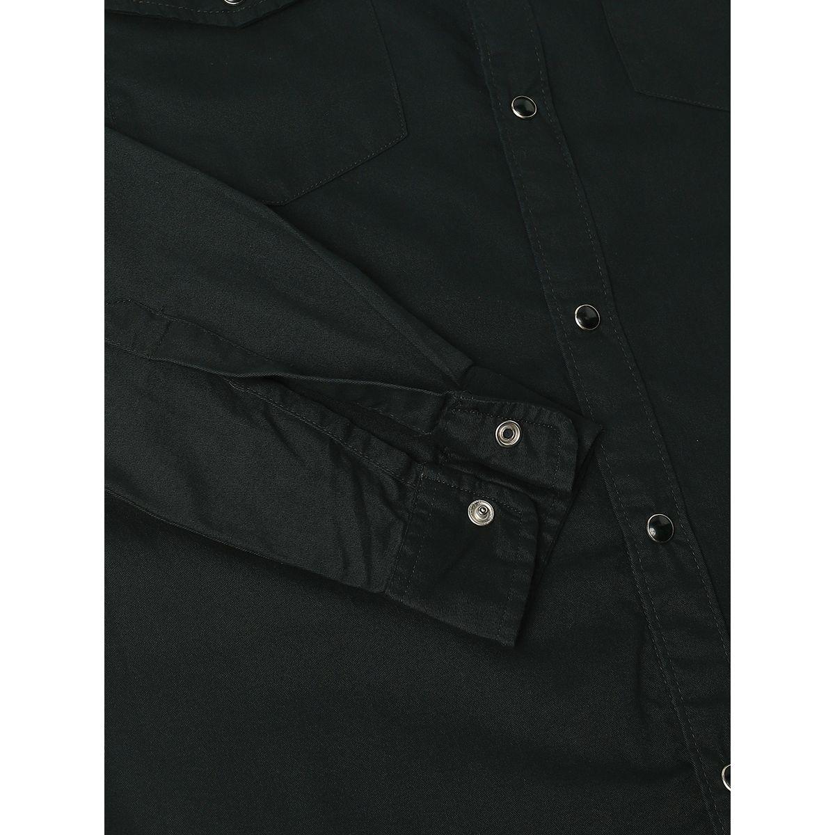 Dennis Lingo X Styli Solid Casual Shirt with Flap Pocket-men-clothing-shirts-image-4