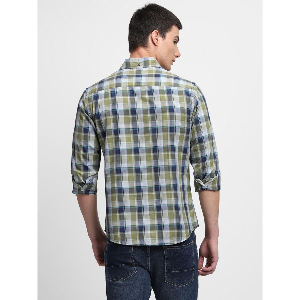 Dennis Lingo Checked Print Regular Fit Casual Shirt-men-clothing-shirts-image-4