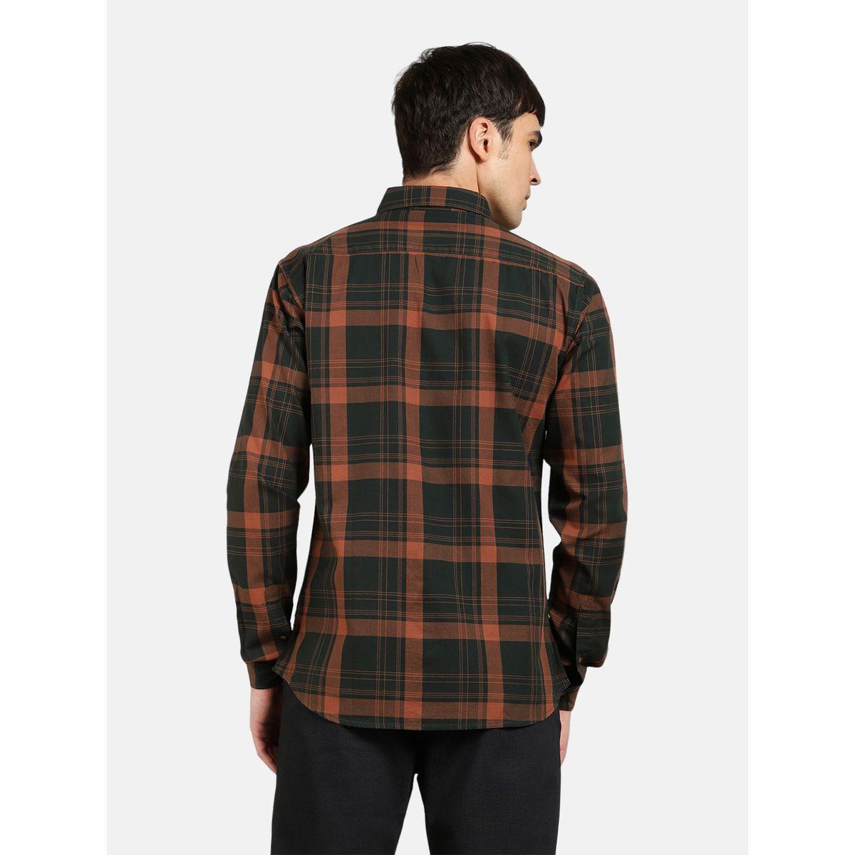 Dennis Lingo Checked Print Regular Fit Casual Shirt-men-clothing-shirts-image-4