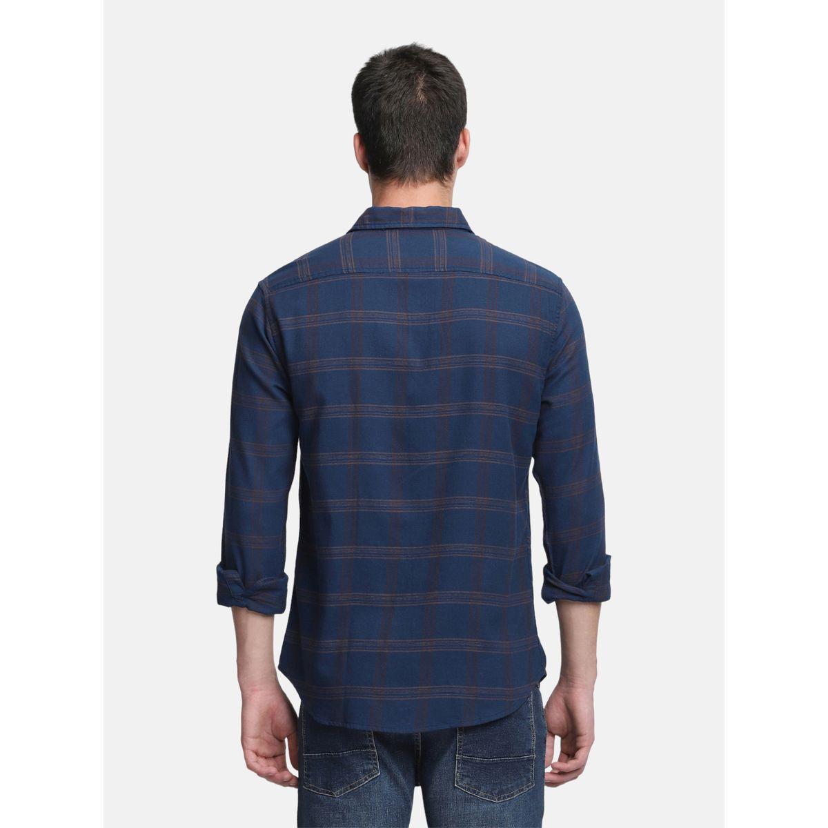 Dennis Lingo Checked Print Regular Fit Casual Shirt-men-clothing-shirts-image-4