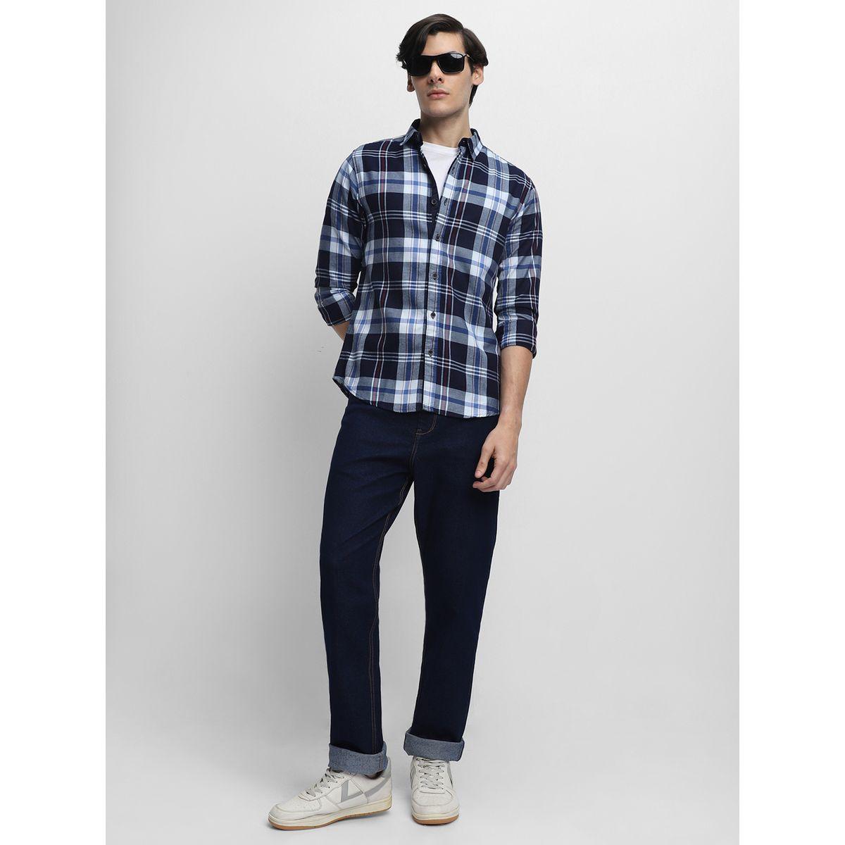 Dennis Lingo Checked Print Regular Fit Casual Shirt-men-clothing-shirts-image-2