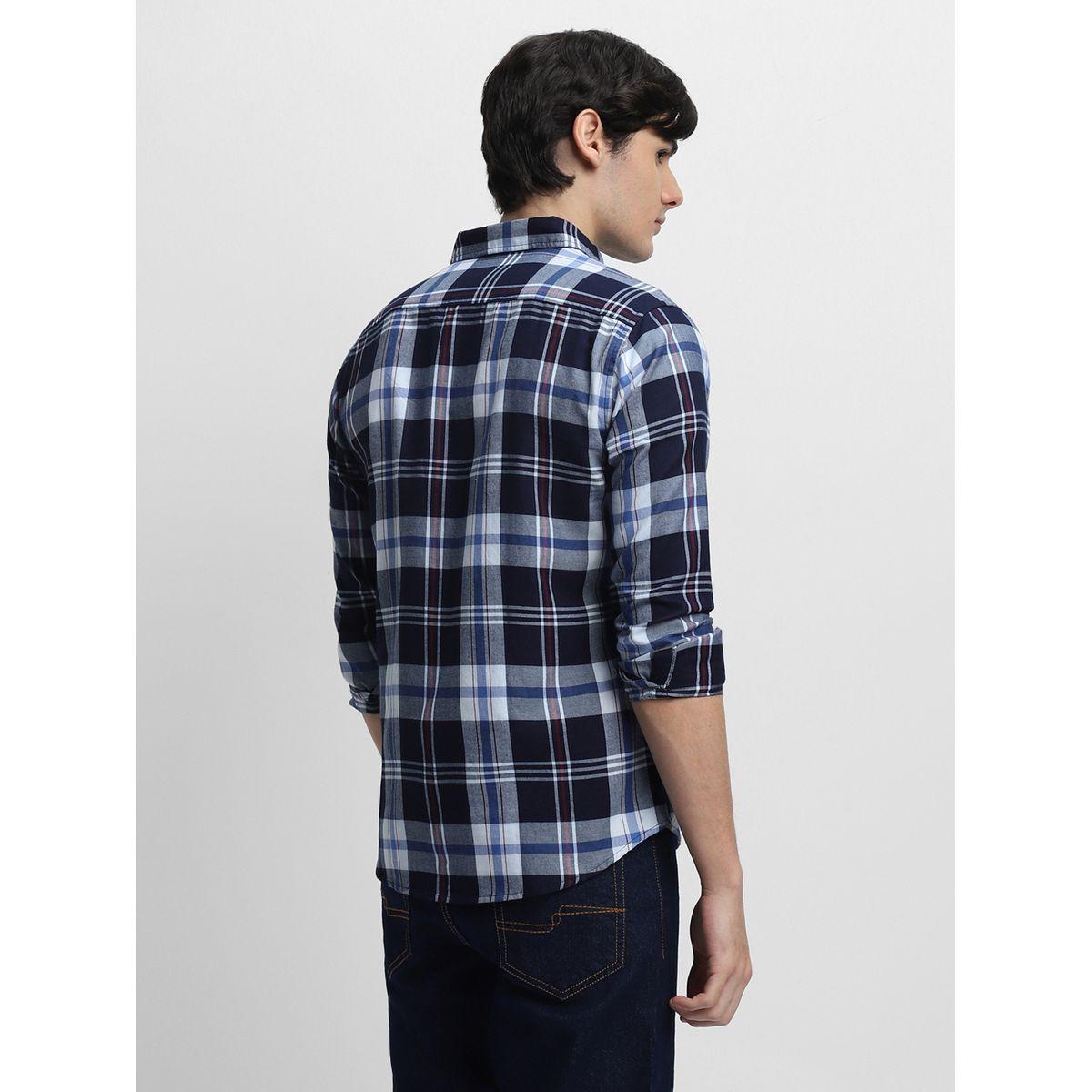 Dennis Lingo Checked Print Regular Fit Casual Shirt-men-clothing-shirts-image-4