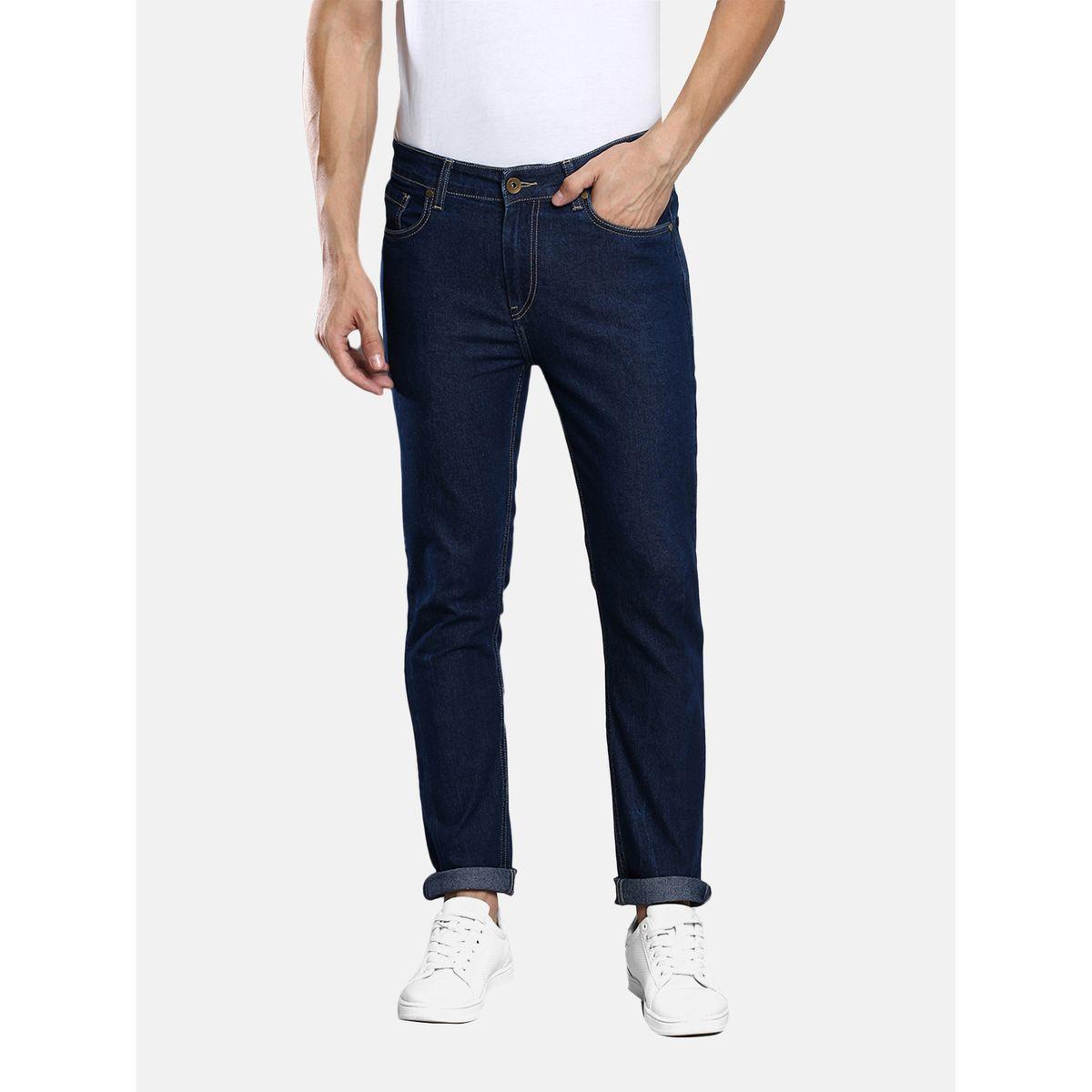 Dennis Lingo X Styli Mid Rise Solid Slim Fit Jeans-men-clothing-bottoms-jeans-image-2