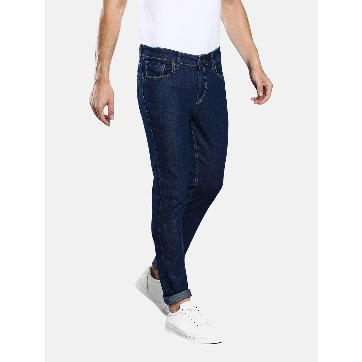 Dennis Lingo X Styli Mid Rise Solid Slim Fit Jeans-men-clothing-bottoms-jeans-image-4