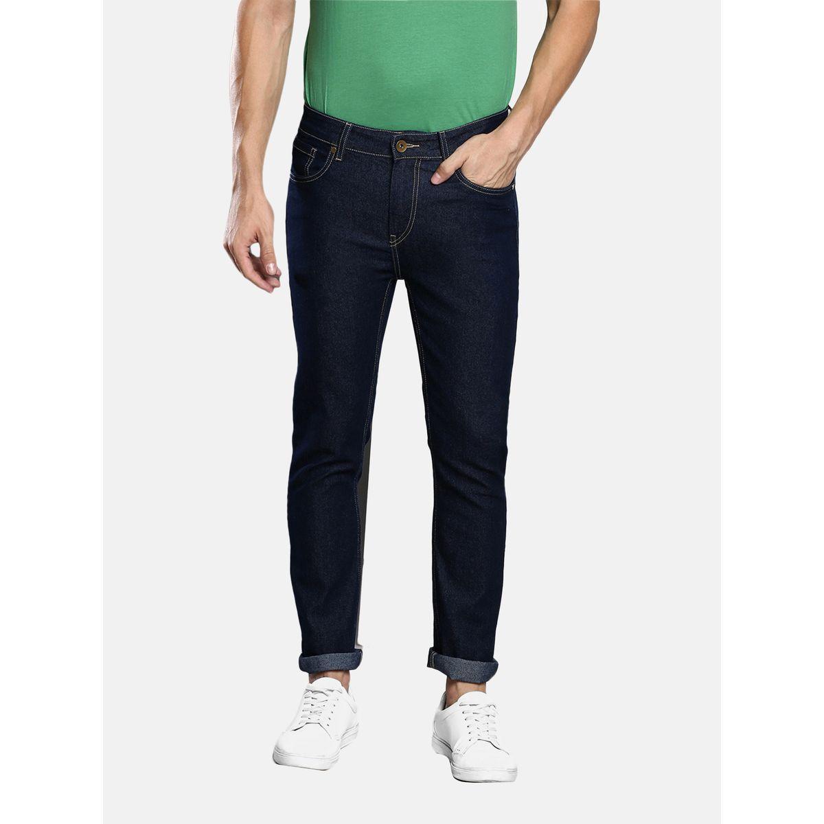 جينز بقصة سليم فت وأربطة دينيس لينجو × ستايلي-men-clothing-bottoms-jeans-image-2