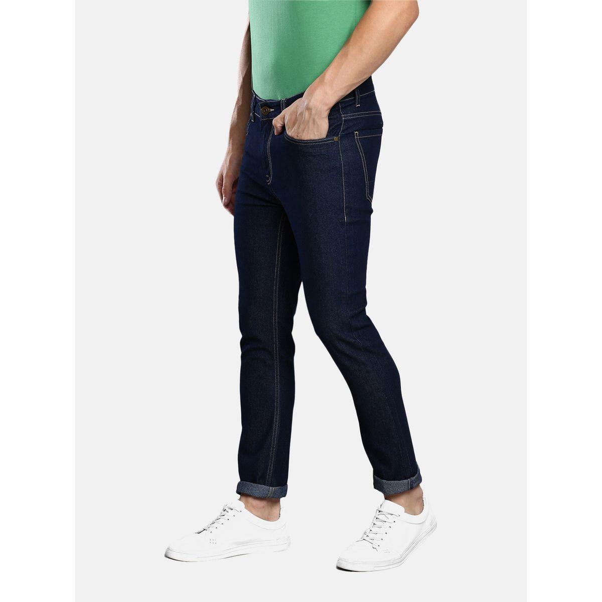 جينز بقصة سليم فت وأربطة دينيس لينجو × ستايلي-men-clothing-bottoms-jeans-image-3