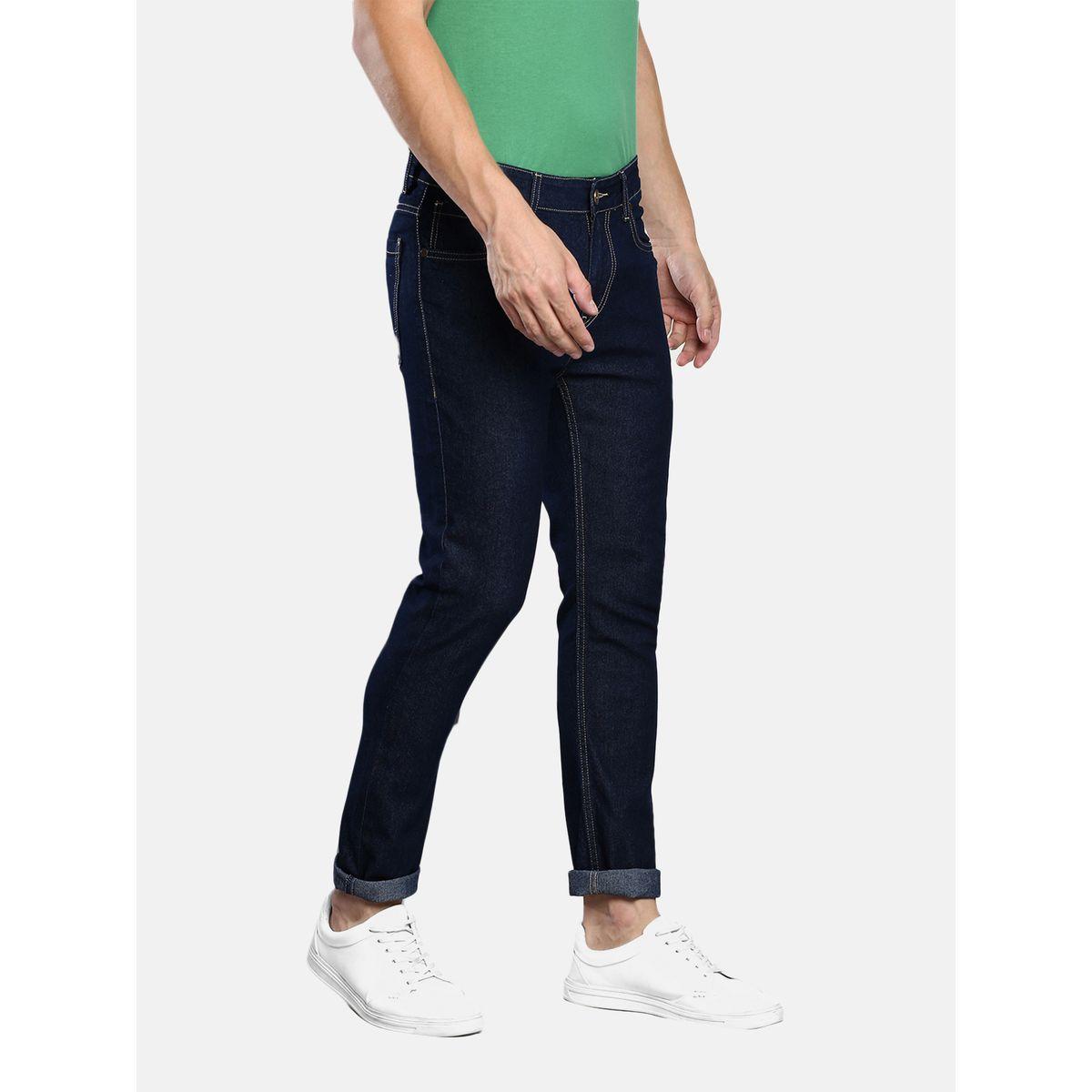 جينز بقصة سليم فت وأربطة دينيس لينجو × ستايلي-men-clothing-bottoms-jeans-image-4