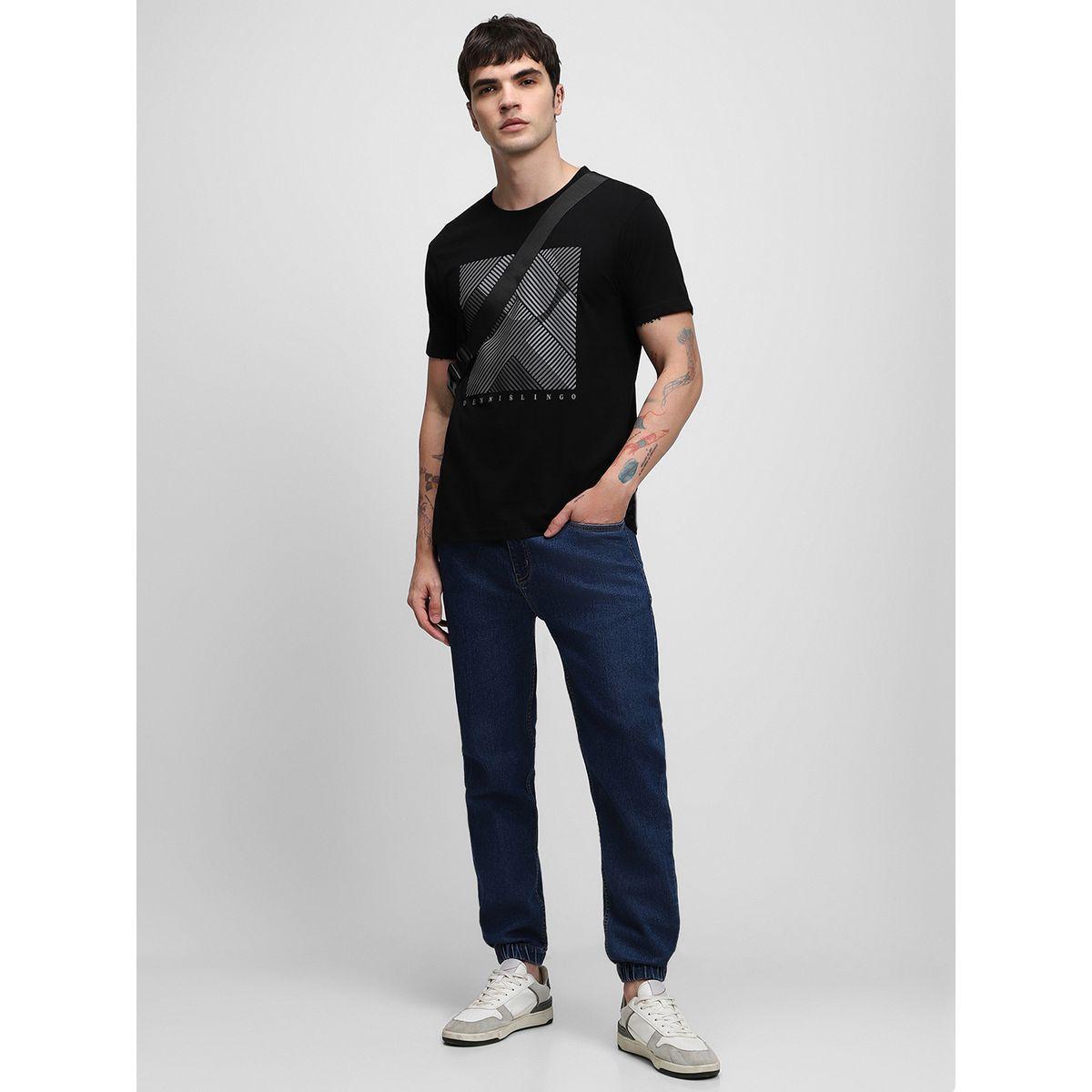 Dennis Lingo Mid Rise Slim Fit Denim Joggers-men-clothing-bottoms-jeans-image-1