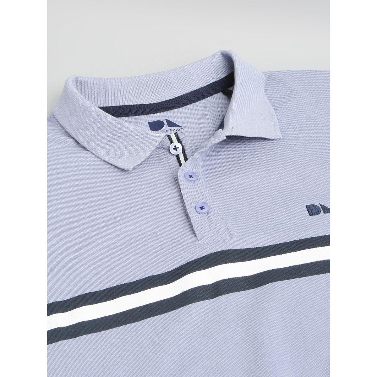 تيشيرت بولو مخطط بقصة عادية دينيس لينجو × ستايلي-men-clothing-tshirtsandpolos-polos-image-4