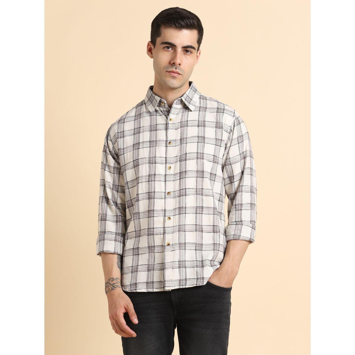 Dennis Lingo X Styli Checked Print Regular Fit Casual Shirt-men-clothing-shirts-image-2