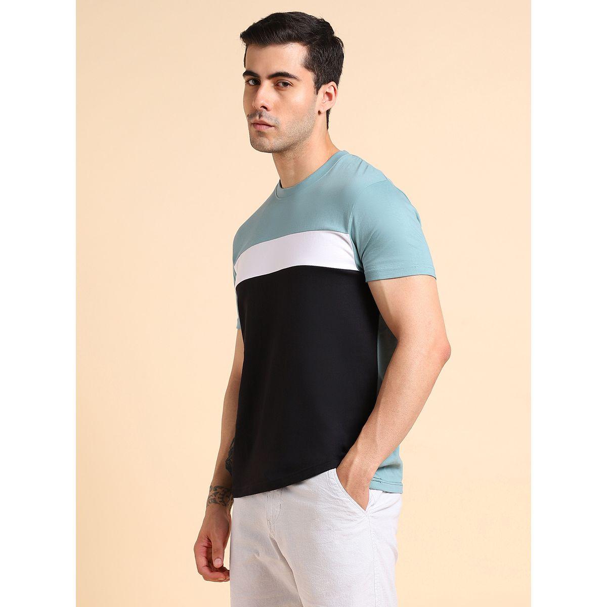 تيشيرت بنمط كتل الالوان دينيس لينجو × ستايلي-men-clothing-tshirtsandpolos-tshirts-image-4