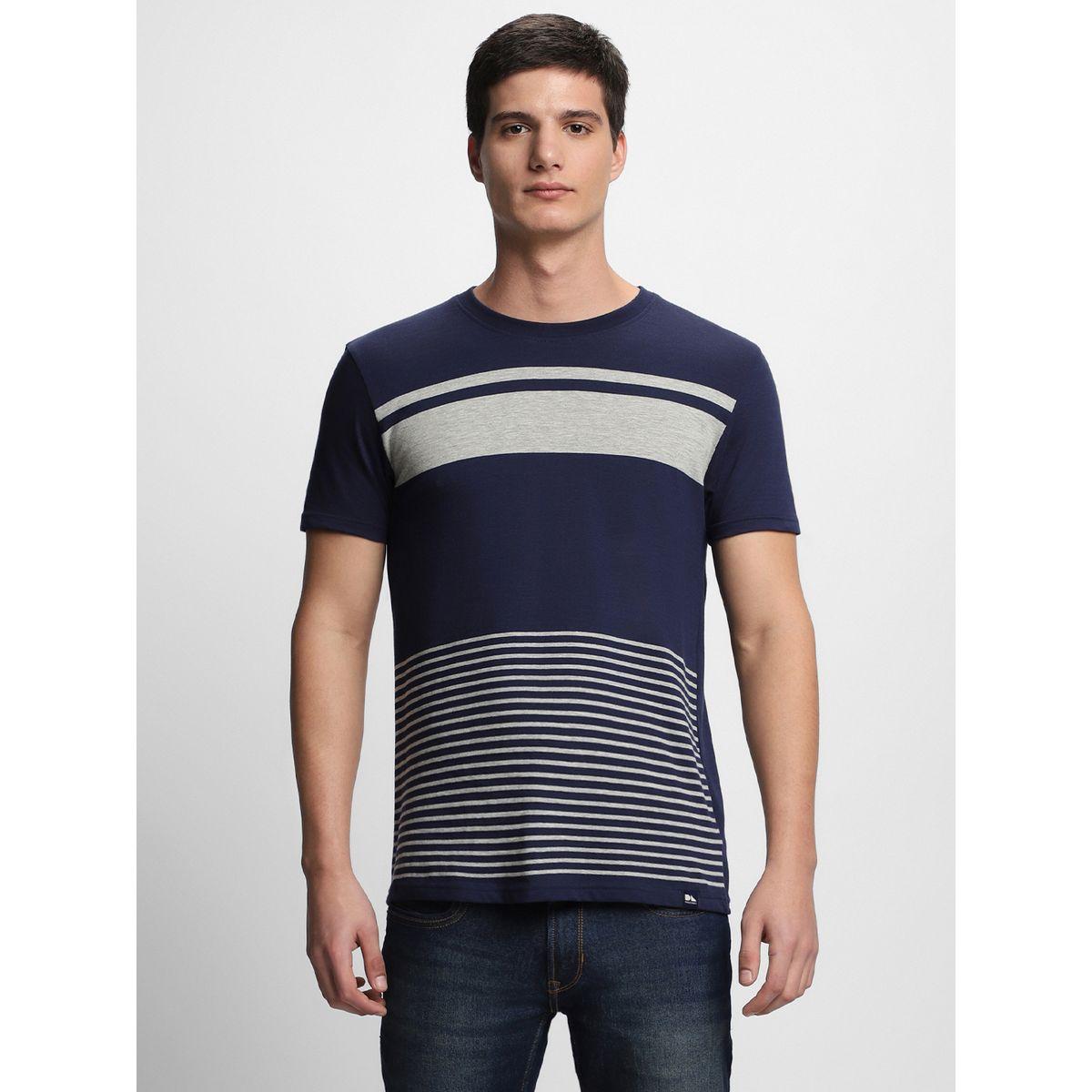 تيشيرت مخطط بياقة دائرية-men-clothing-tshirtsandpolos-tshirts-image-1