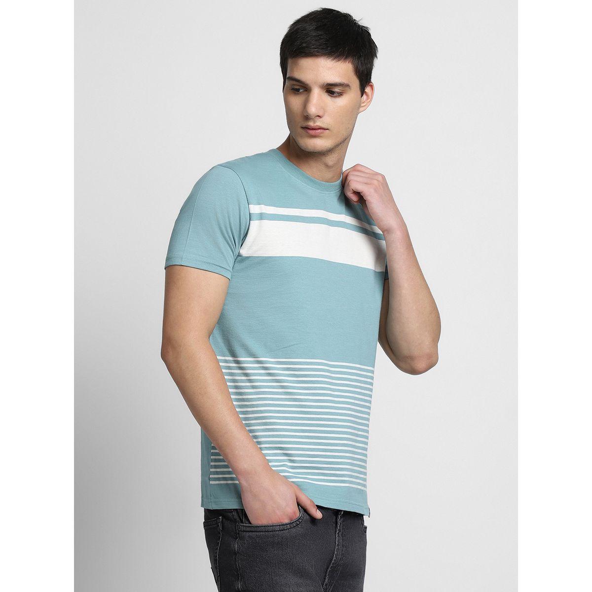 تيشيرت مخطط بياقة دائرية-men-clothing-tshirtsandpolos-tshirts-image-2