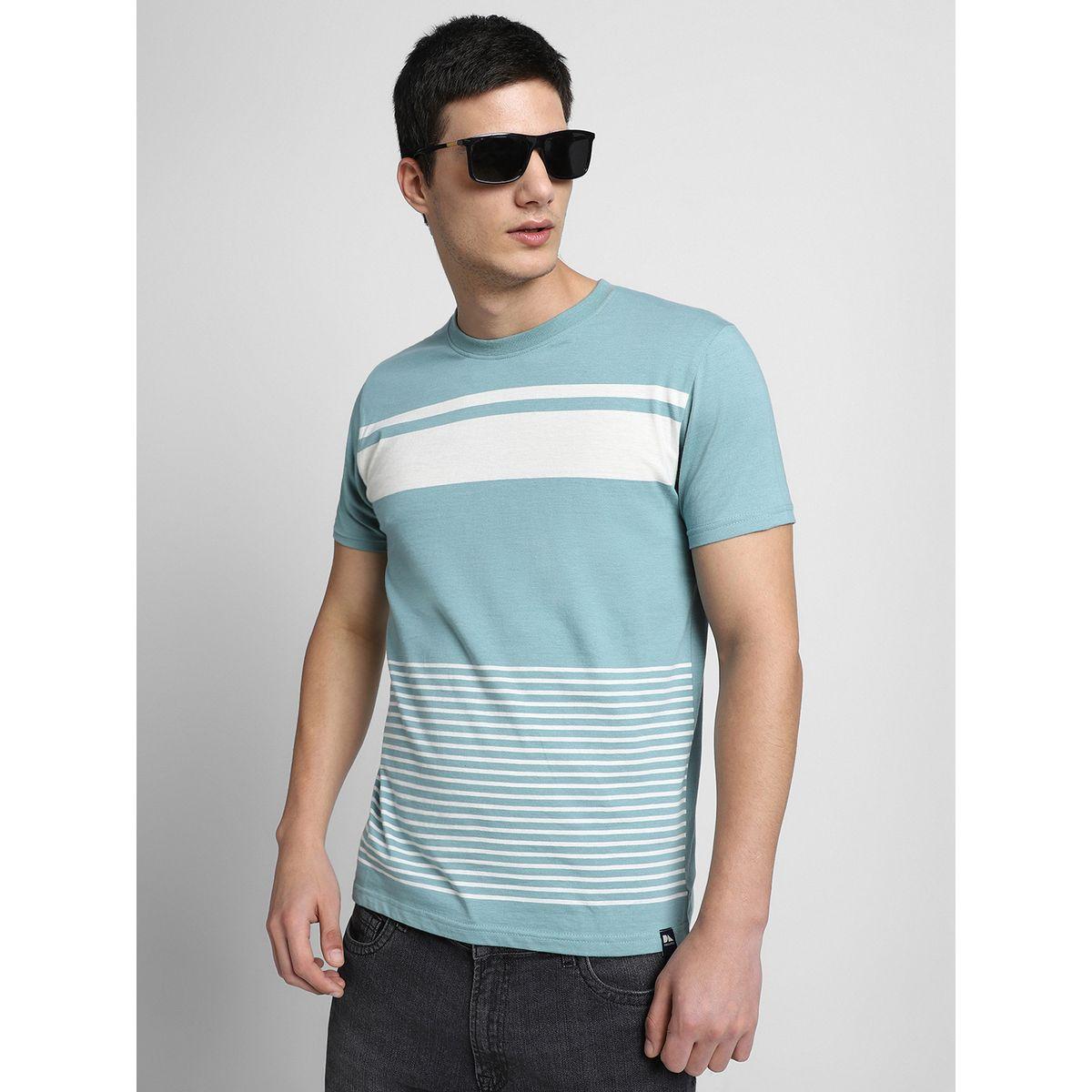 Striped Print Round Neck T-Shirt-men-clothing-tshirtsandpolos-tshirts-image-5