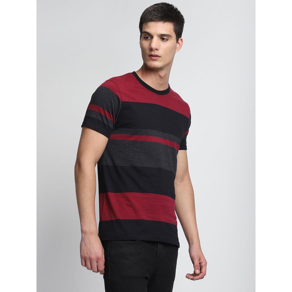 Dennis Lingo Colorblock Round Neck T-Shirt-men-clothing-tshirtsandpolos-tshirts-image-2