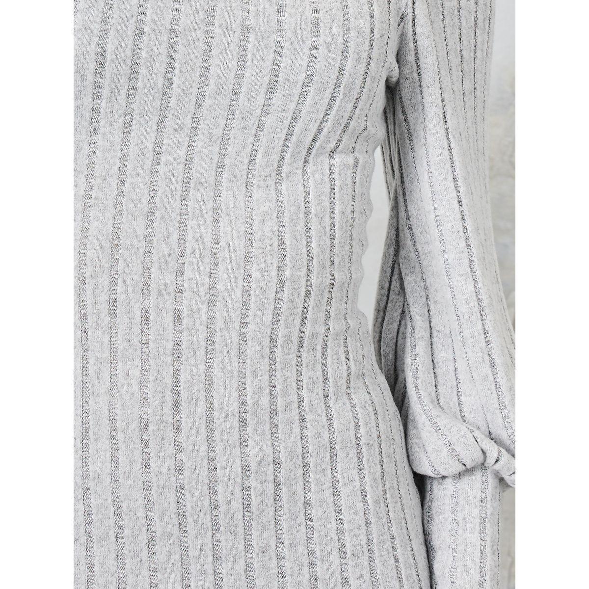 Styli Ribbed Textured Knit Sheath Midi Dress-women-clothing-dresses-image-3