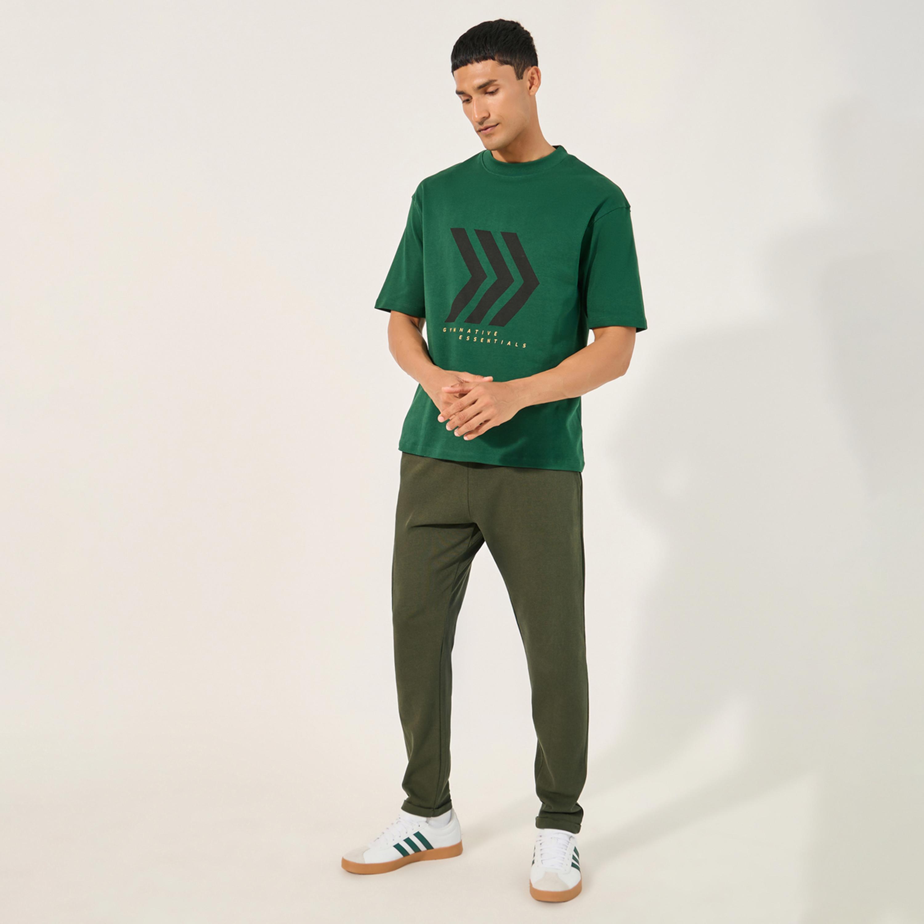 Styli Mid Rise Slim Fit Joggers with Drawstring-men-clothing-bottoms-joggers-image-2