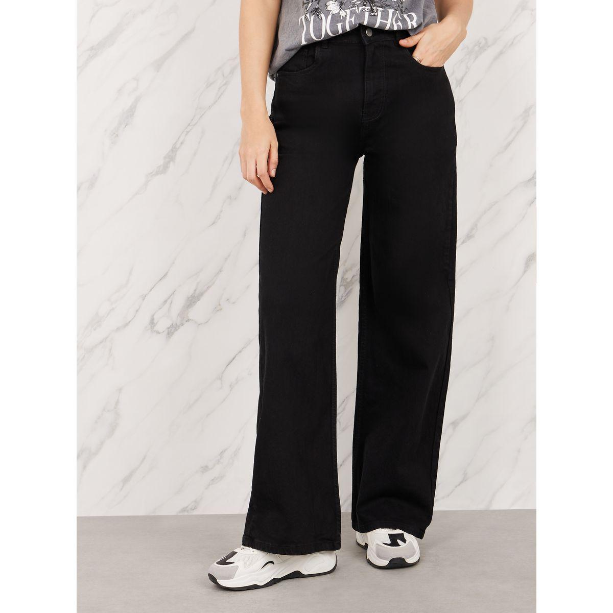 Styli High Rise Wide Leg Jeans-women-clothing-bottoms-jeans-image-1