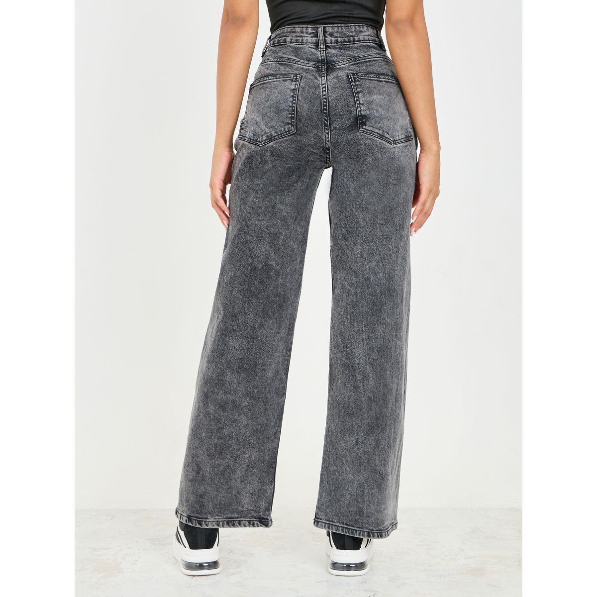 Styli Acid Wash Straight Fit High Rise Jeans-women-clothing-bottoms-jeans-image-4