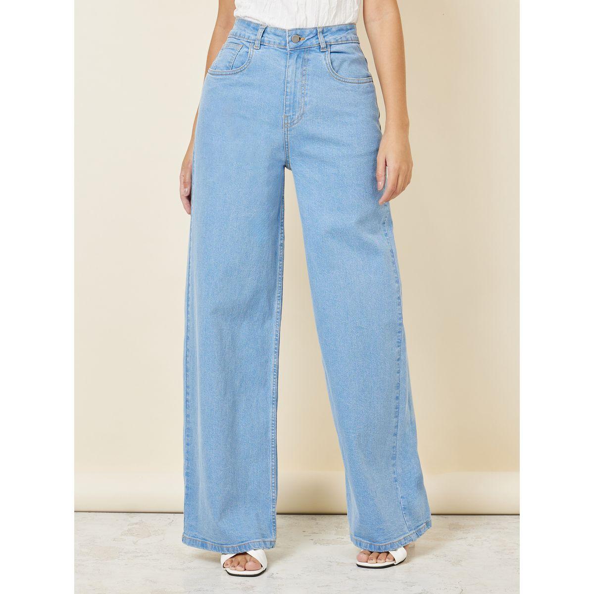 جينز بقصة ارجل مستقيمة مع جيوب-women-clothing-bottoms-jeans-image-1
