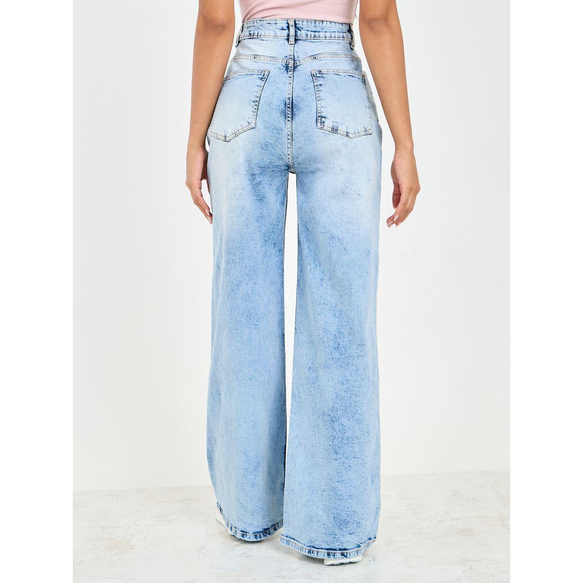 Styli High Rise Wide Leg Stone Wash Jeans-women-clothing-bottoms-jeans-image-4