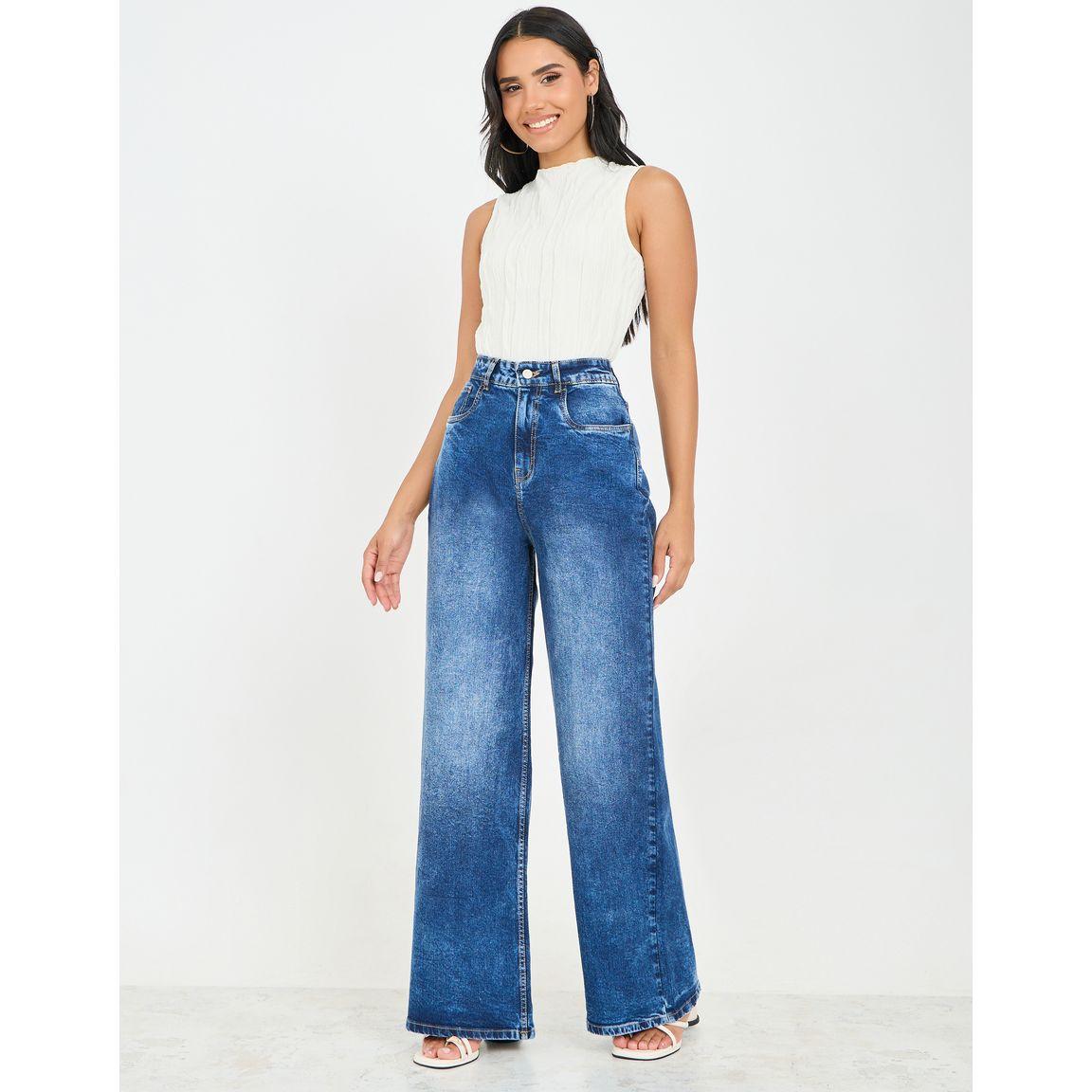 Styli High Rise Wide Leg Jeans-women-clothing-bottoms-jeans-image-2
