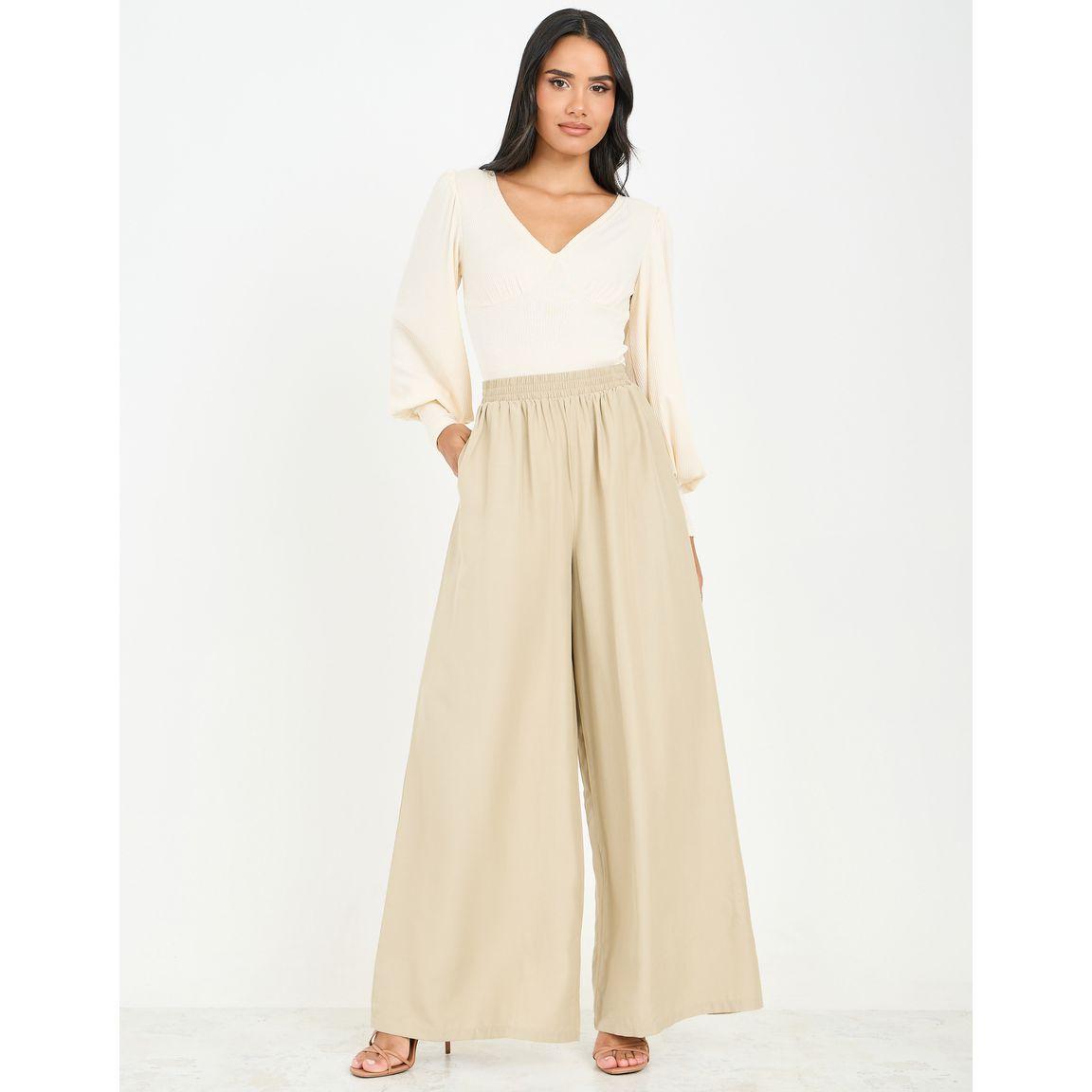 بنطال بأرجل واسعة وخصر عالي-women-clothing-bottoms-trousers-image-3