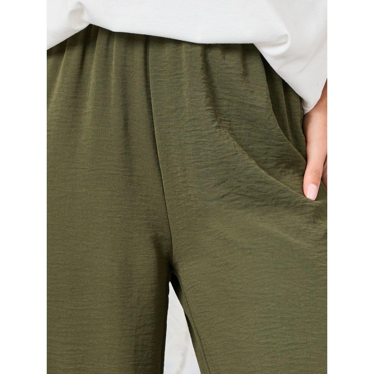 Styli Wide Leg Pants with Elasticated Waistband-women-clothing-bottoms-trousers-image-3