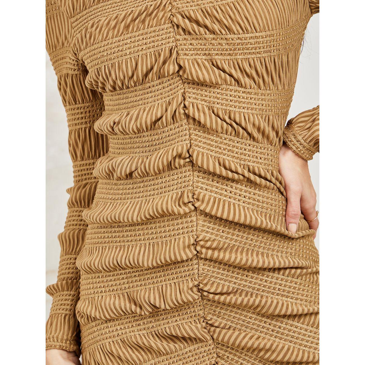 Styli Textured High Neck Bodycon Maxi Dress-women-clothing-dresses-image-3