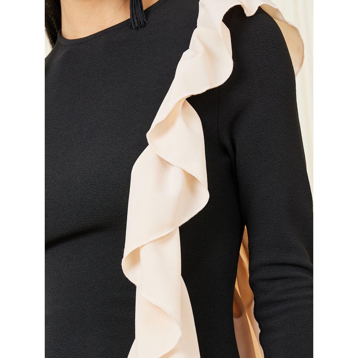 فستان طويل بتفاصيل كشكش-women-clothing-dresses-image-4