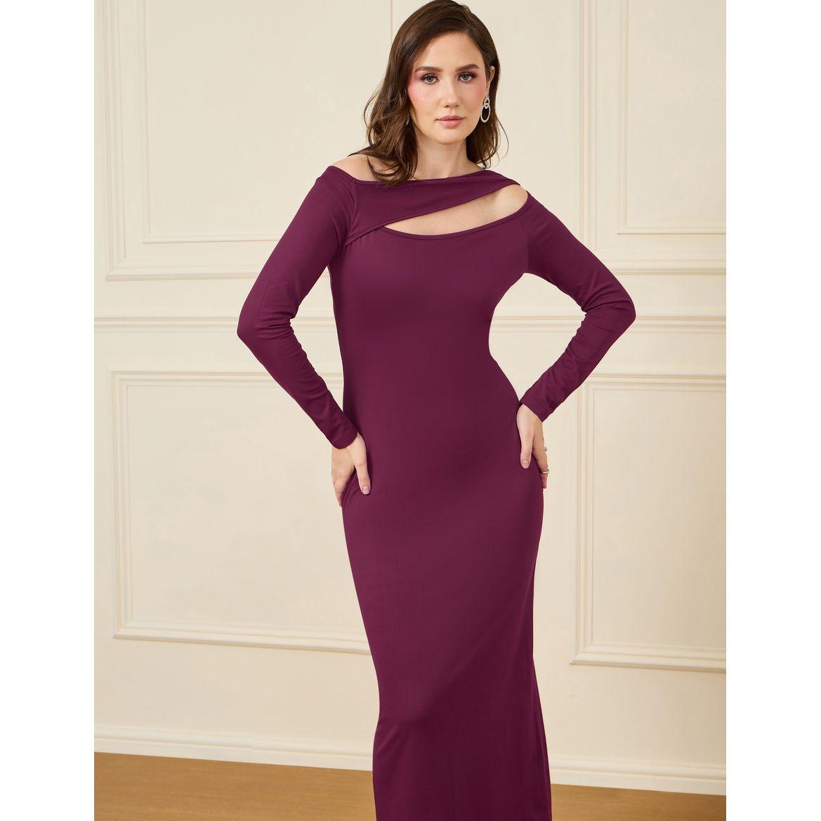 فستان طويل بأكمام طويلة-women-clothing-dresses-image-2