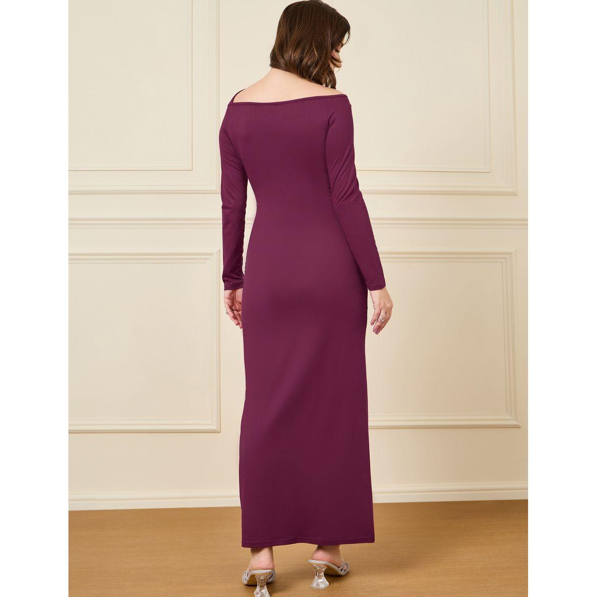 فستان طويل بأكمام طويلة-women-clothing-dresses-image-4