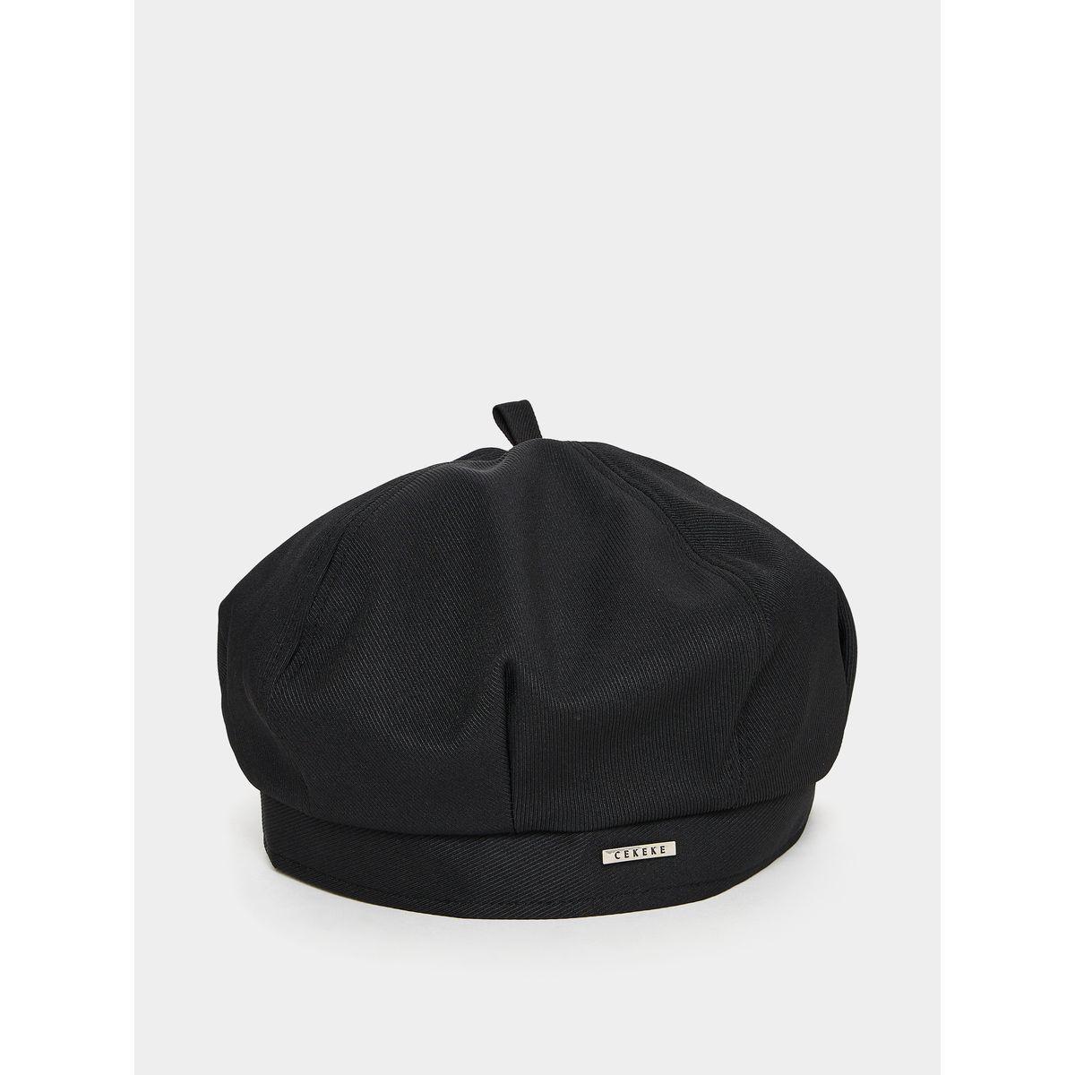 Styli Metal Patch Newsboy Beret-women-clothingaccessories-capsandhats-image-1