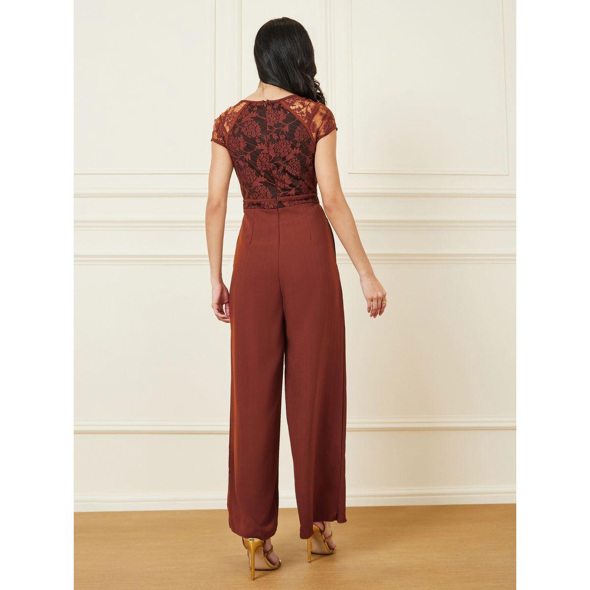 Styli Lace Insert Wide Leg Jumpsuit-women-clothing-jumpsuits-image-4