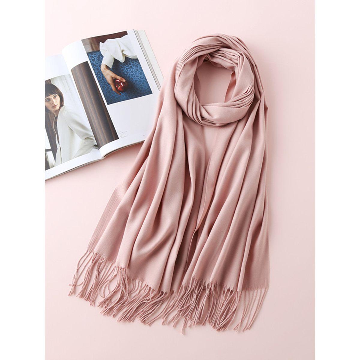 وشاح مزين بشراشيب-women-winterwear-scarves-image-1