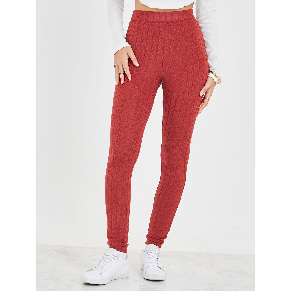 Styli Textured Ribbed Leggings-women-clothing-bottoms-leggings-image-1