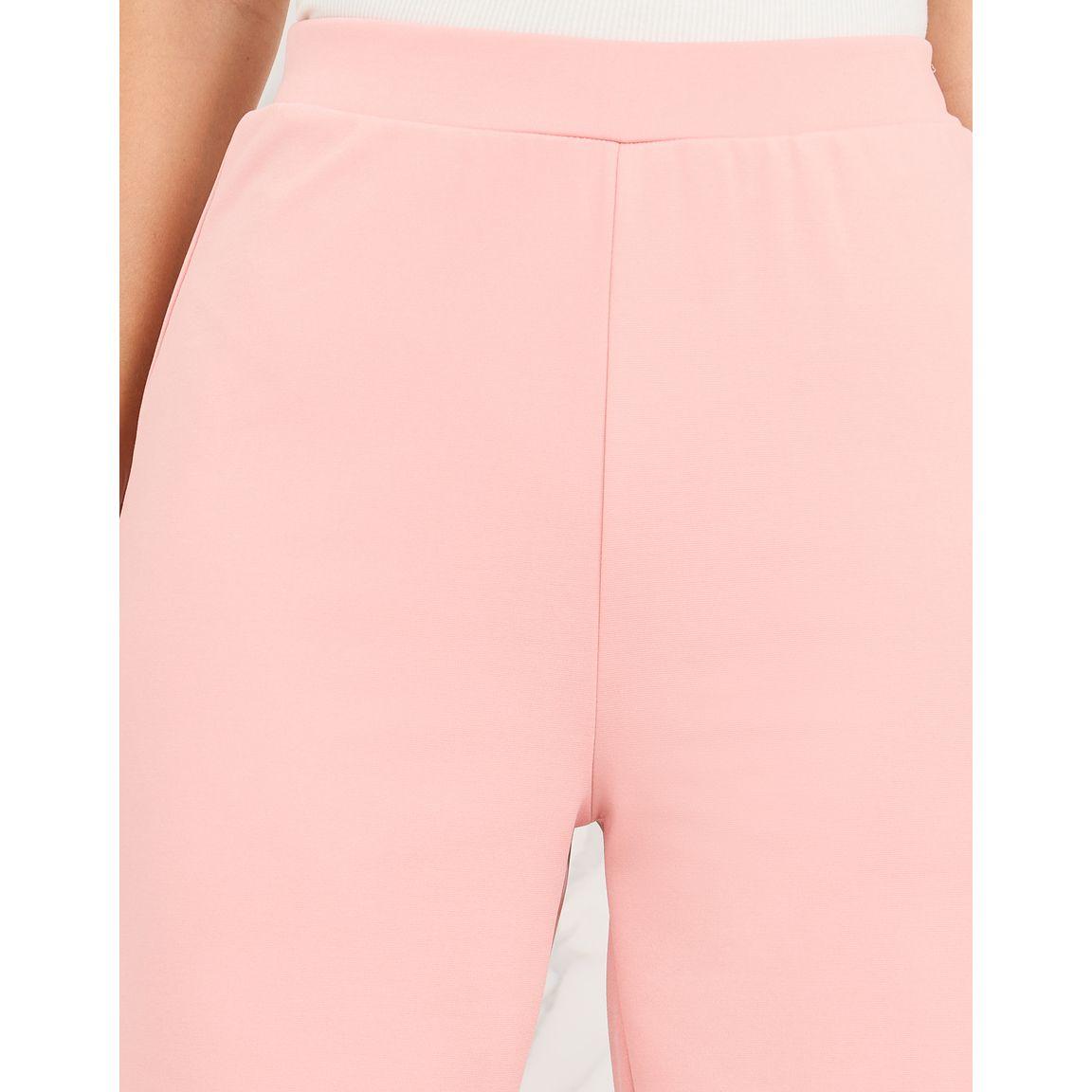 Styli Straight Fit Solid Ponte Tregging-women-clothing-bottoms-leggings-image-3