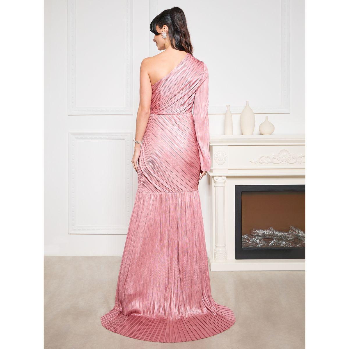 فستان طويل بكتف واحد-women-clothing-dresses-image-5