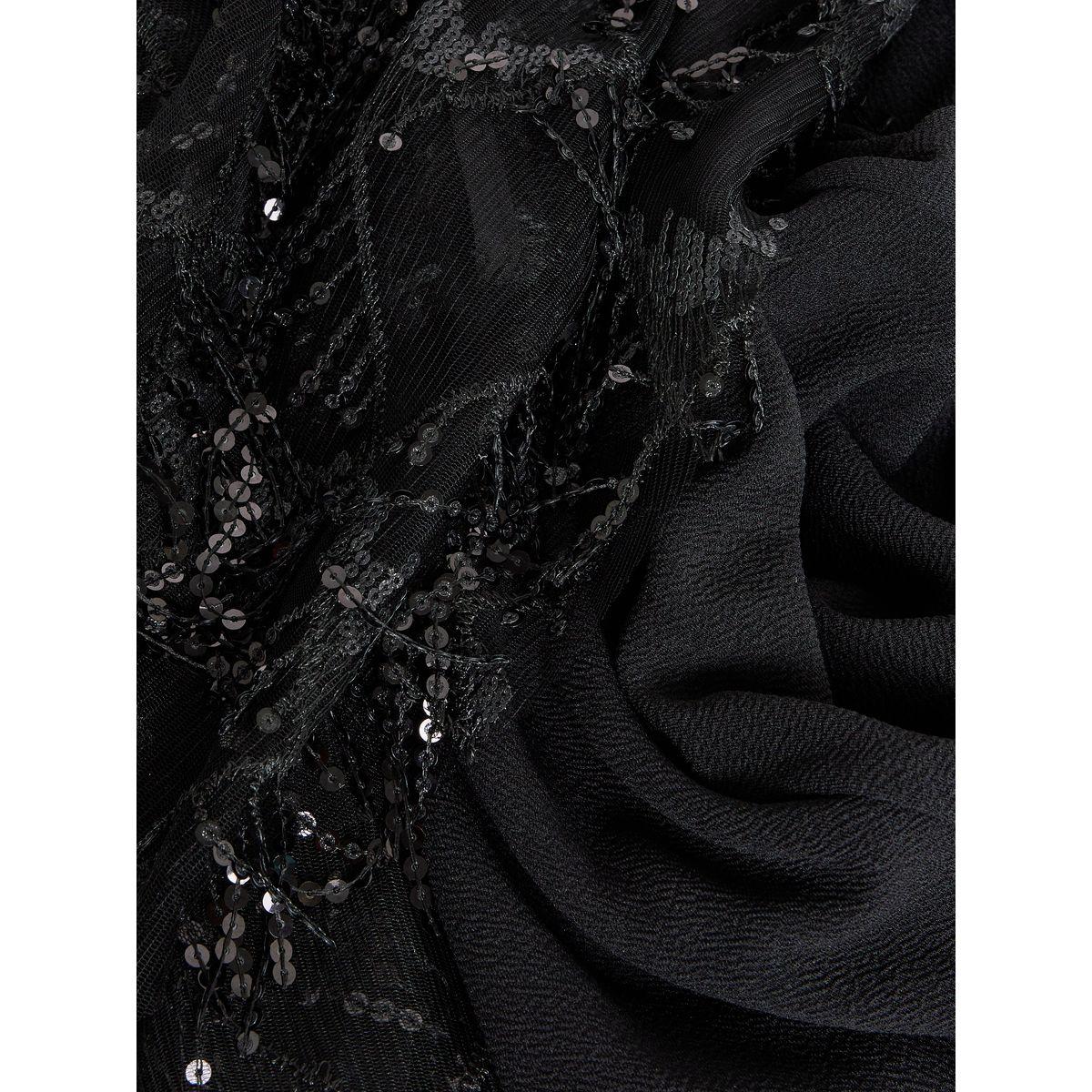 Styli Limited V Neck Wide Leg Jumpsuit with Embellished Removable Cape-women-clothing-jumpsuits-image-7