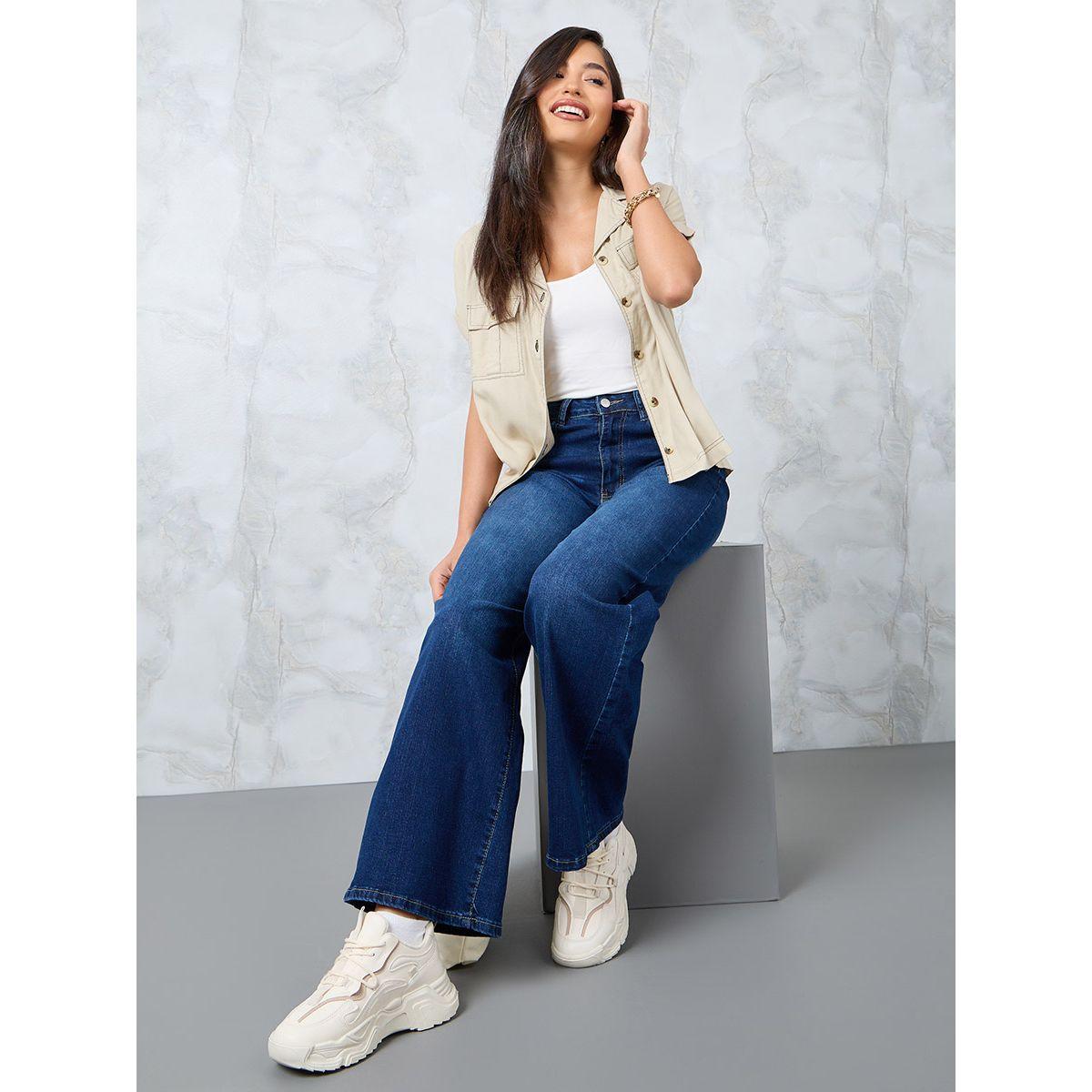 جينز بأرجل واسعة وجيوب-women-clothing-bottoms-jeans-image-1