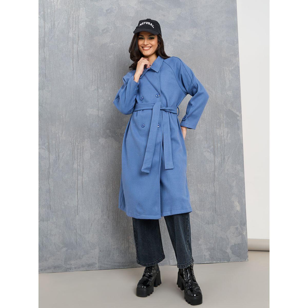معطف بصفين أزرار ورباط خصر-women-clothing-coatsandjackets-coats-image-2