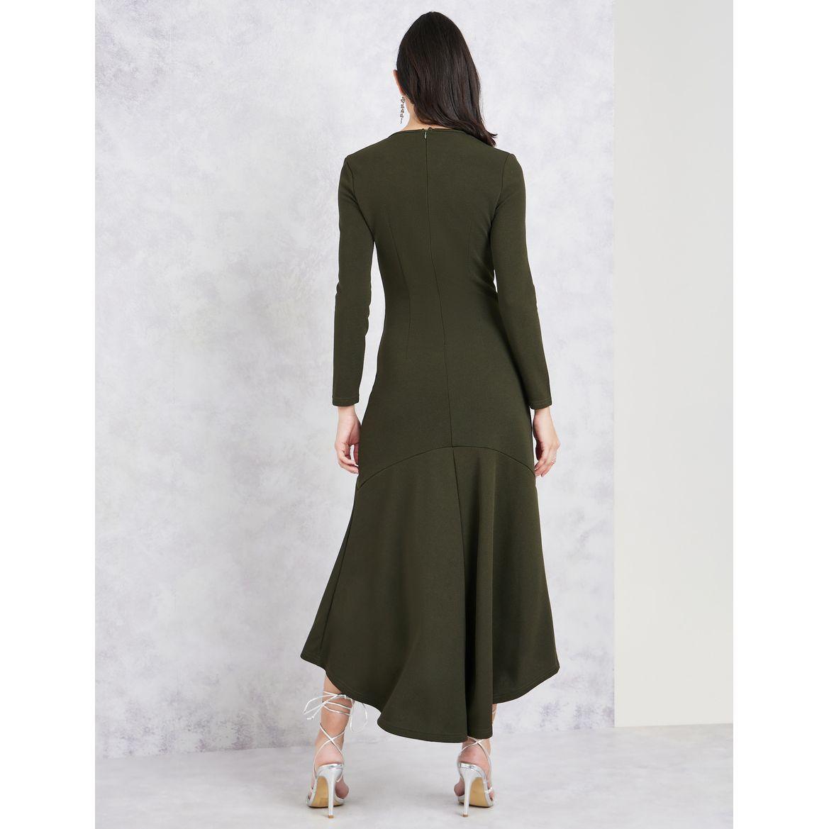 Styli Solid High-Low Hem A-Line Maxi Dress-women-clothing-dresses-image-5