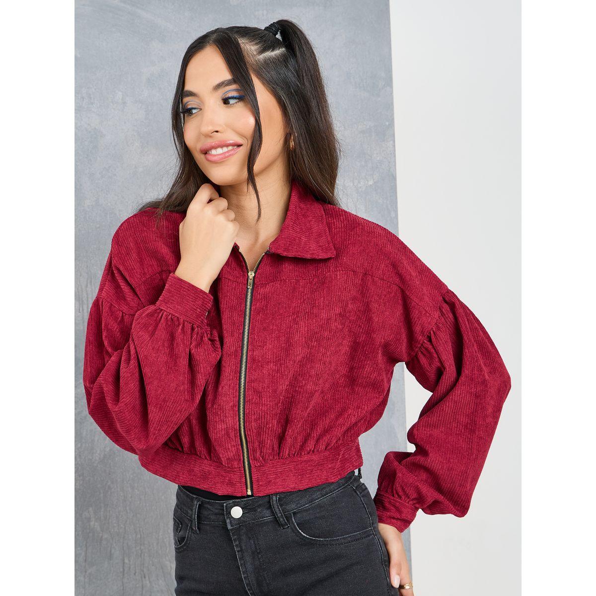 جاكيت كوردروي بكتف منخفض-women-winterwear-coatsandjackets-jackets-image-1