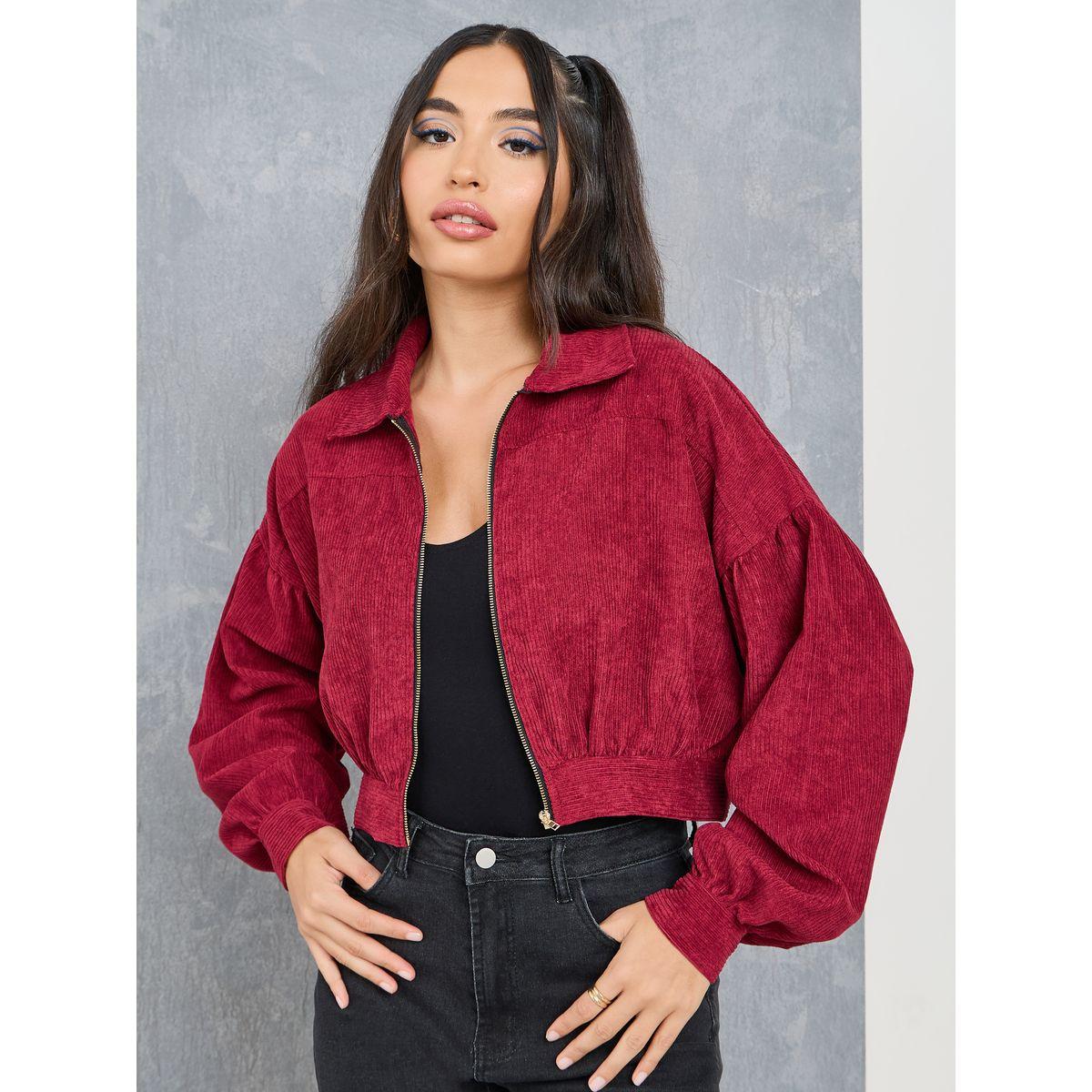 جاكيت كوردروي بكتف منخفض-women-winterwear-coatsandjackets-jackets-image-2