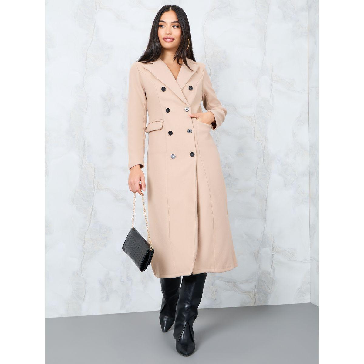Styli Notch Lapel Blazer Midi Dress with Flap Pocket-women-clothing-dresses-image-1