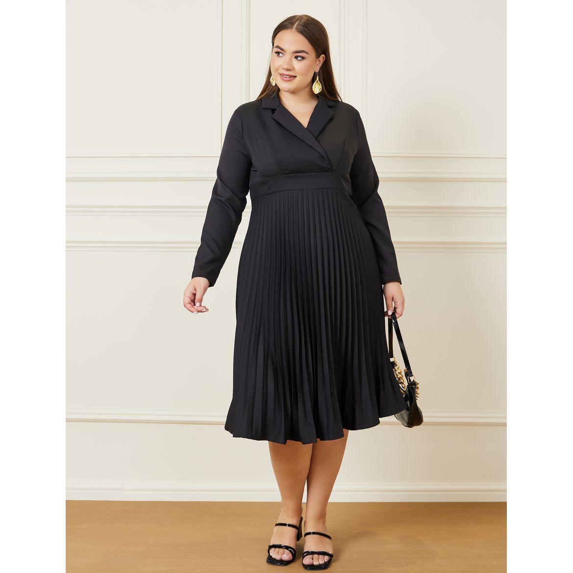 فستان ميدي بأكمام طويلة-women-clothing-dresses-image-1
