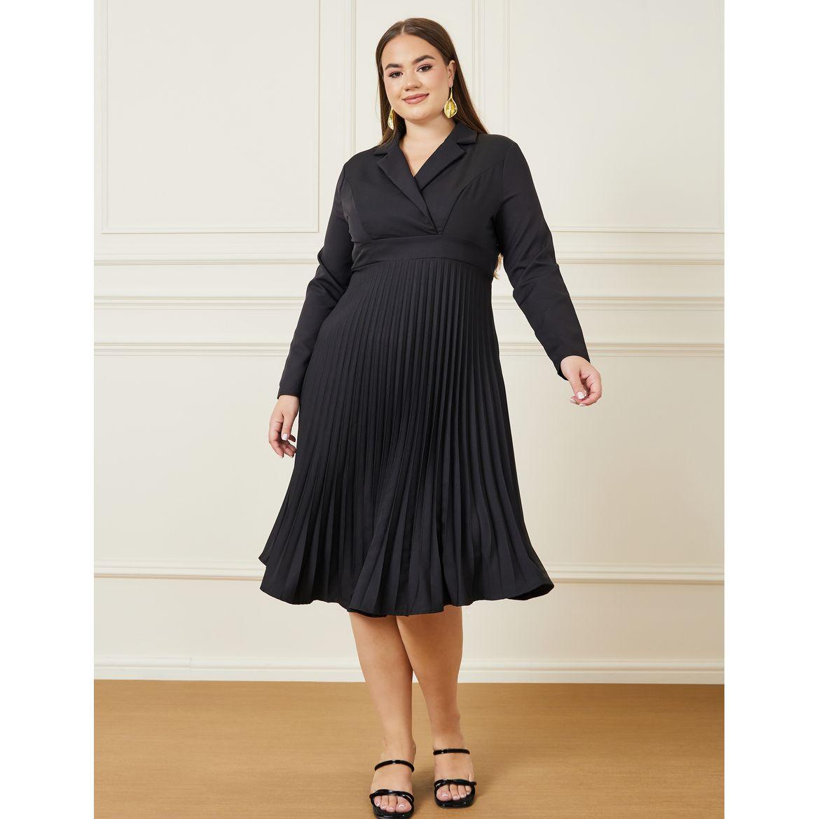 فستان ميدي بأكمام طويلة-women-clothing-dresses-image-3