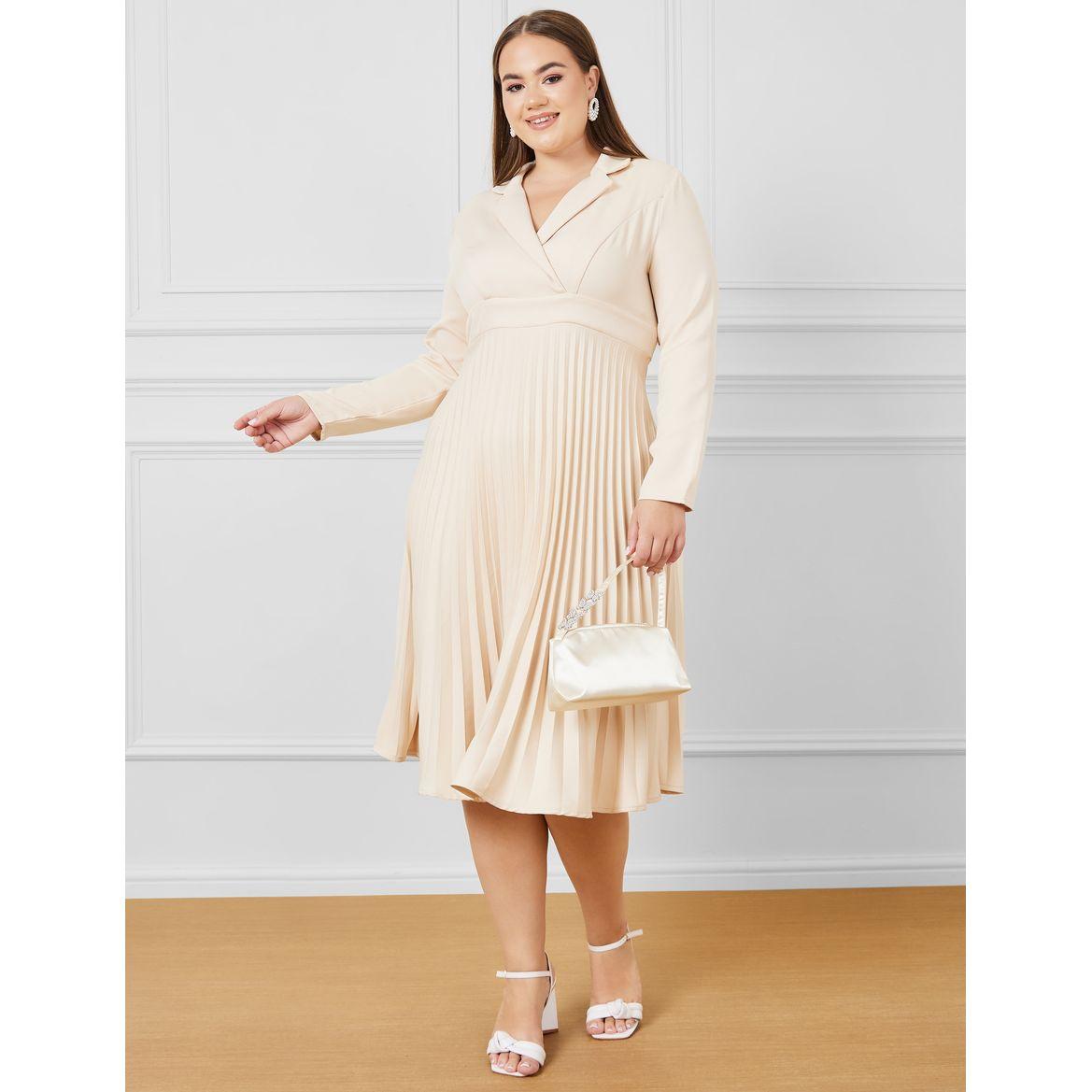 فستان ميدي بأكمام طويلة-women-clothing-dresses-image-2
